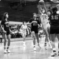 1988 Women's Basketball Action, Concordia at EOSC 04