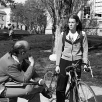 1981 Student, Consults Professor 02