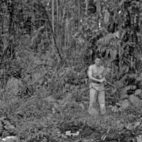 Fred Hill with Japanese Rifle 2