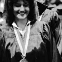 1988 Graduation, Graduates Walk 04