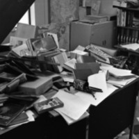 1978 Employee, Ralph Lewis' Office in Disarray 13