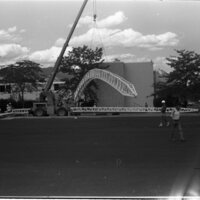 1988 Campus, Tennis Courts Construction 04