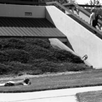 1985 Students, May Outdoor Candid Shots 23