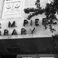 1981 Walter M. Pierce Library, Exterior Detail 01