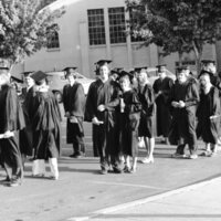 1975 Graduation, Graduates Walk 02