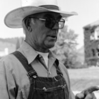1987 Ackerman Elementary School, Pioneer Days, Farmer 02