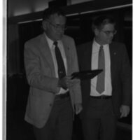 1988 Alumni Function, Award for George Fleshman 04