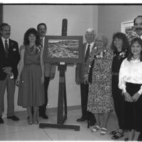 1990 George Nightingale Gallery Re-Dedication, Art Show, Group 04