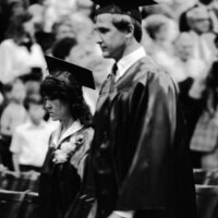 1988 Graduation, Graduates Walk 02