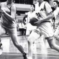 1991 Women's Basketball Action, Western Baptist at EOSC 03