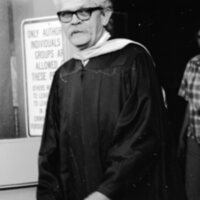 1987 Graduation, Faculty Outdoors 06