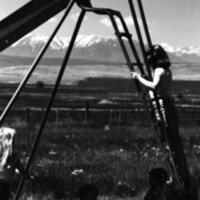1979 Keating School, Children Playing Outdoors 01