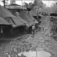 Finchhaffen Camp in Mud