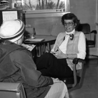 1984 Joan Oxford, Student Consultation 01