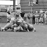 1991 Football Action, Western Oregon University at EOSC 26