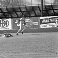 1987 Baseball Game in Caldwell, Idaho, Action 02