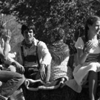 1981 Homecoming Parade, Folk Dancers 06