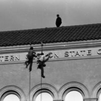 1976 Outdoor Program Rappelling, Changing Signs 15