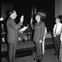 1991 ROTC Ceremony, Oath 07