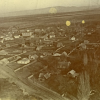 La Grande, Pre-1900 View of Old Town