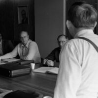 1985 Meeting at the Hoke Hall Conference Room 03