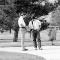 1986 Student Consults Professor 03