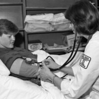 1986 Nursing Program, Blood Pressure Readings 03