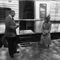 1991 Mobile Laboratory, Ribbon Cutting 10