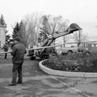 1983 Flag Pole Removal 05