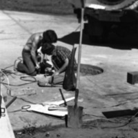 1981 Sculpture, Amphitheater Install 10