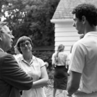 1984 Student Reception at President Gilbert's House 02