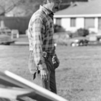 1987 Homecoming Bonfire Set-up 07