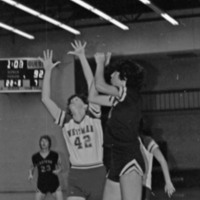 1984 Women's Basketball Action, EOSC vs. Whitman 03
