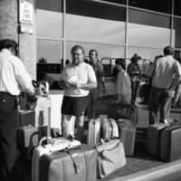 1982 Micronesian Trip, Portland Airport 02