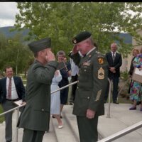 1991 ROTC Ceremony, First Salutes 03