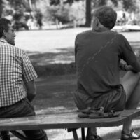 1985 Employees, Picnic at Riverside Park 15
