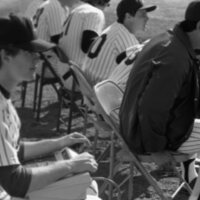 1985 Baseball Players, Dugout 03
