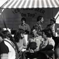1982 October Folk Festival, Beer Garden 01