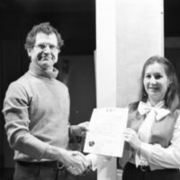 1978 Employees, Certificate Awarded to Sara Smilde 02