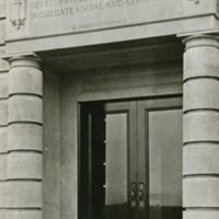 30's Inlow Hall Entrance 1