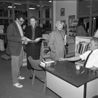1991 Jack Evans, "Powerful Rockey" Book Signing 07