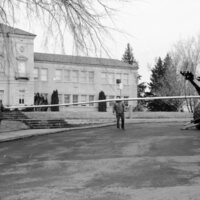 1983 Flag Pole Removal 06