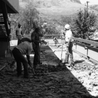 1981 Hoke Hall Patio Debris 01