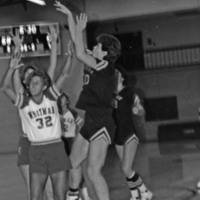 1984 Women's Basketball Action, EOSC vs. Whitman 07