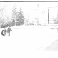 1988 Campus in Winter, Sledding 13