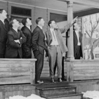 Reuter, Men on Porch 1