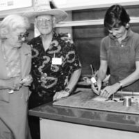 1987 Elderhostel Program, Glass 07