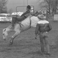 1982 EOSC Rodeo, Bronco Riding 01