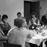 1986 Chancellor William "Bud" Davis Visit, Luncheon 04