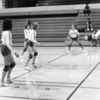 1983 Volleyball, EOSC vs. Lewis &amp; Clark, Action 06